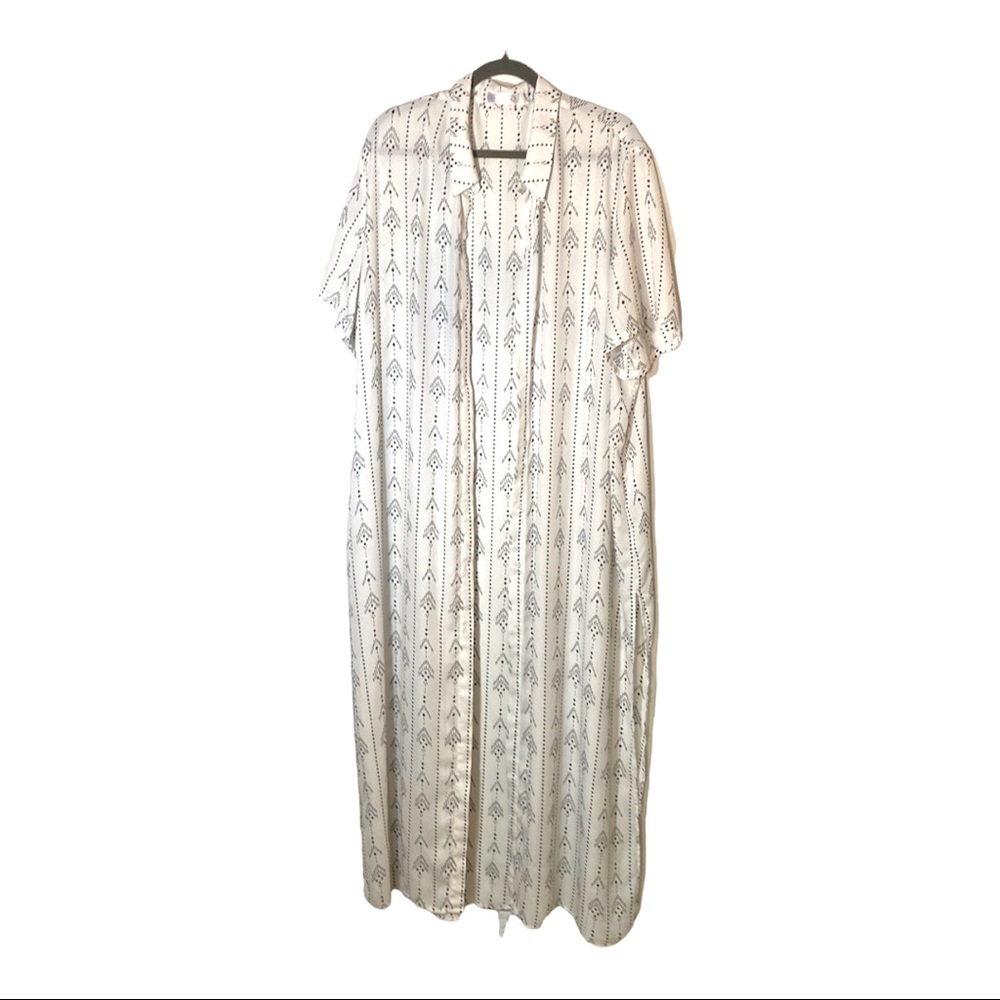 Short Sleeve Maxi Duster/Dress
